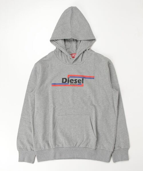 美品【DIESEL】デニムパーカー ロゴ 刺繍 ウォッシュ加工 M相当 topism_ds-48-topism
