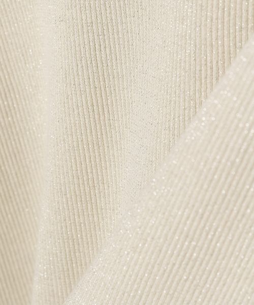 JEANASIS（ジーナシス） tシャツ ソフトラメリブUネックLS TEE/240318