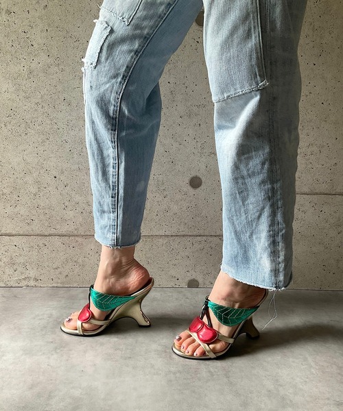 Jeffrey Campbell サンダル チェリーモチーフサンダル