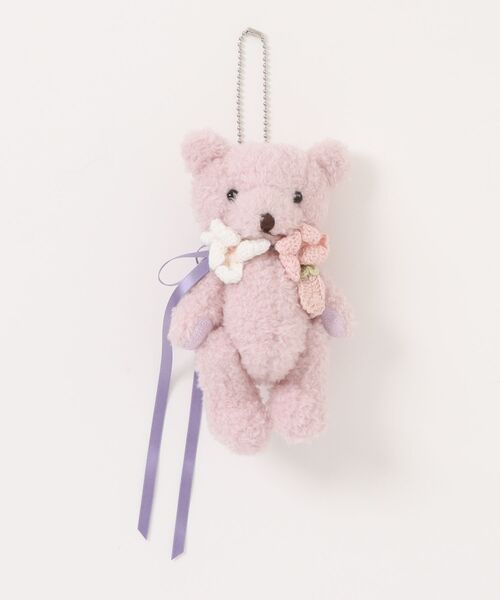 PINK HOUSE（ピンクハウス） ブローチ 桜Teddyぬいぐるみコサージュ