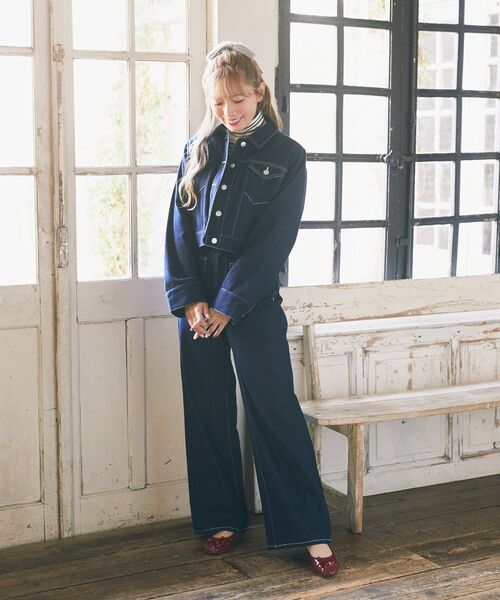 Areeam（アリーム） デニムジャケット gジャン ショートデニム