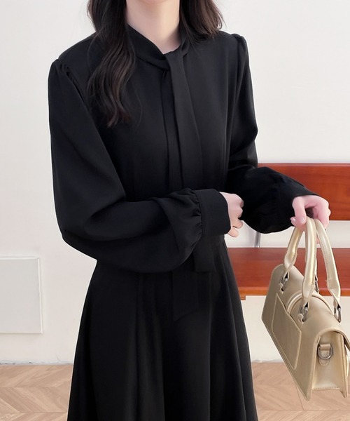 ABITOKYO（アビトーキョー） ワンピース ボータイAラインロング