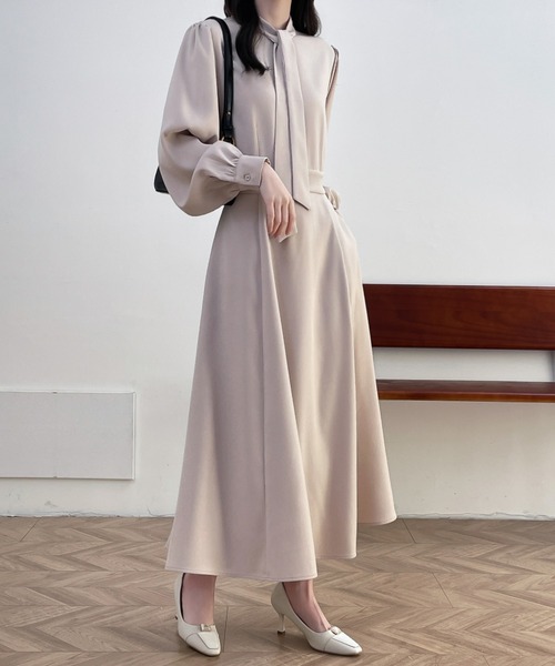 ABITOKYO（アビトーキョー） ワンピース ボータイAラインロング