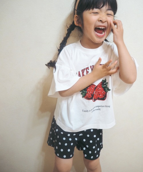 yori フリルデザイン 半袖Tシャツ 楽天市場】袖フリル デザインシャツ レディース ボリューム袖