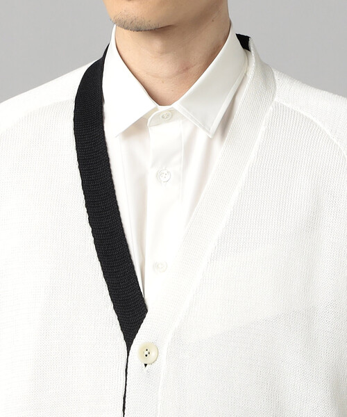 β MEN（ベータ・メン） カーディガン レタード風 カーディガン メンズ