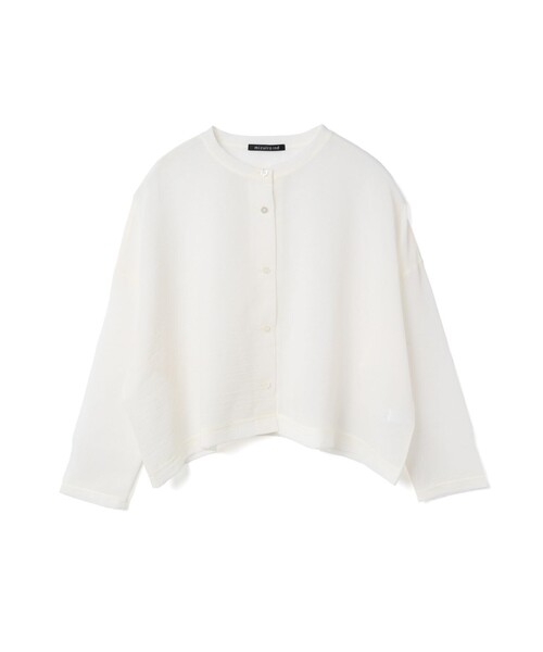 mizuiroind（ミズイロインド） カーディガン ワッシャーボイルショート