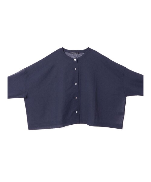 mizuiroind（ミズイロインド） カーディガン ワッシャーボイルショート
