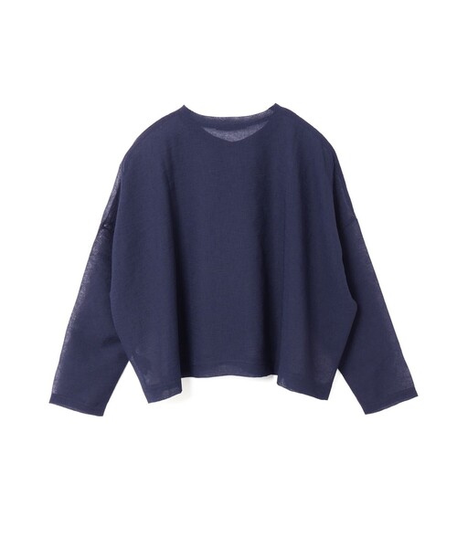 mizuiroind（ミズイロインド） カーディガン ワッシャーボイルショート