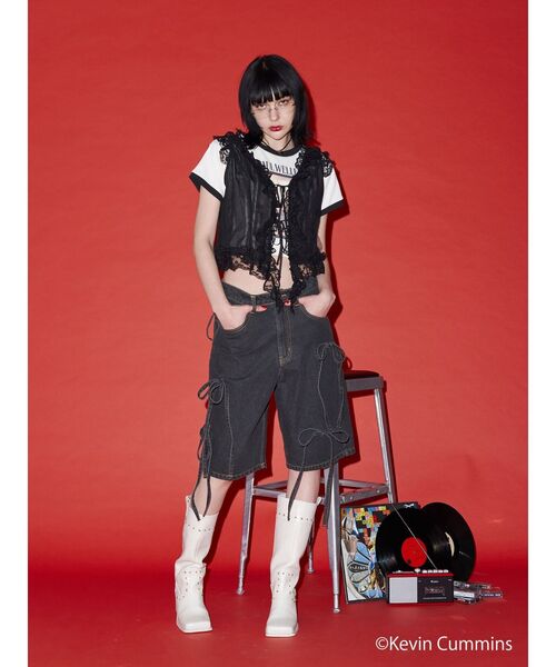 tシャツ 「KevinCummins×jouetie」フィットフォトTシャツ レディース jouetie tシャツ 「KevinCummins×jouetie」フィットフォトT