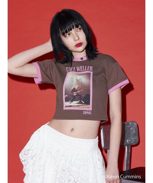 tシャツ 「KevinCummins×jouetie」フィットフォトTシャツ レディース jouetie tシャツ 「KevinCummins×jouetie」フィットフォトT