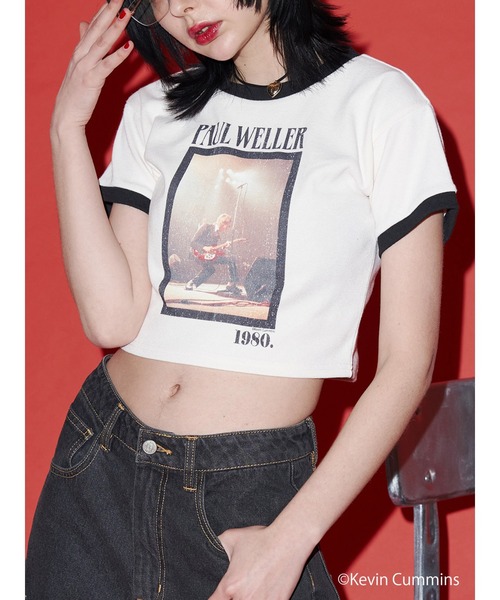 tシャツ 「KevinCummins×jouetie」フィットフォトTシャツ レディース jouetie tシャツ 「KevinCummins×jouetie」フィットフォトT