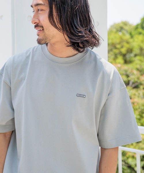 HEREIAM tシャツ 速乾 「HEREIAM MEN」接触冷感＆吸水速乾/ワッペン