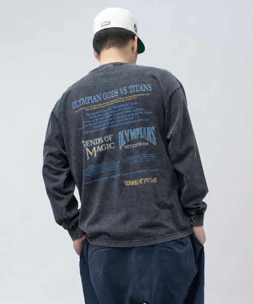 EXAMPLE（エグザンプル） tシャツ ”WORK OF FICTION” OLYMPIANS L/S