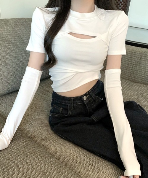 tシャツ コルセット切替リブTOPS レディース PRANK PROJECT tシャツ コルセットスキントップ / Corset Skin