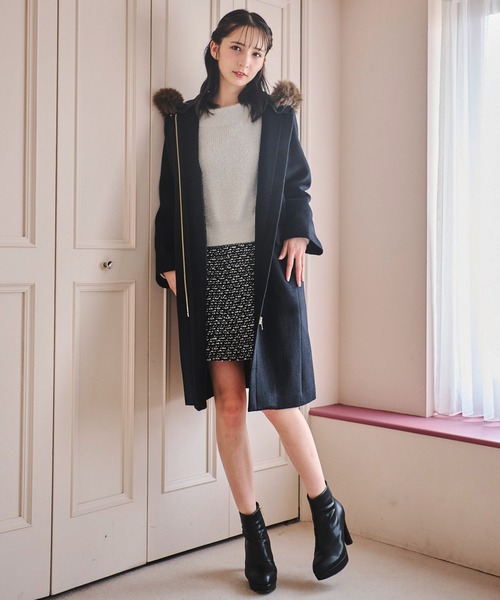 「31 Sons de mode」 コート 36 ピンク レディース_画像4