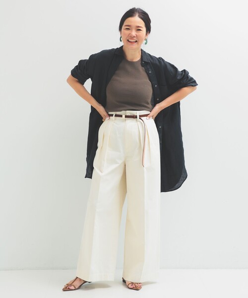 Demi-Luxe BEAMS ビーチサイド シャツ .M 白 ビーチサイド シャツ .M（シャツ/ブラウス）｜Demi-Luxe BEAMS