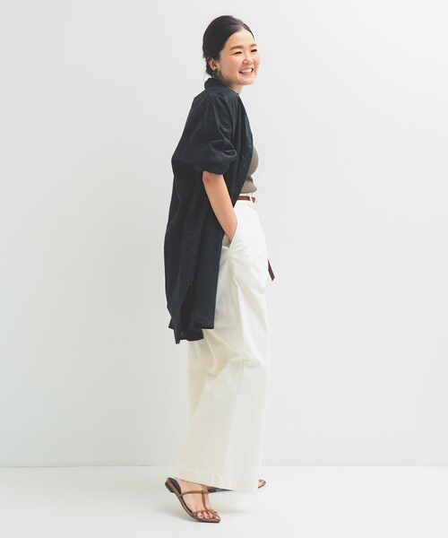 Demi-Luxe BEAMS ブラウス シャツ ビーチサイド .M レディース