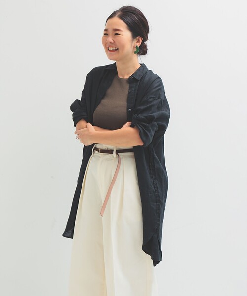 Demi-Luxe BEAMS ブラウス シャツ ビーチサイド .M レディース