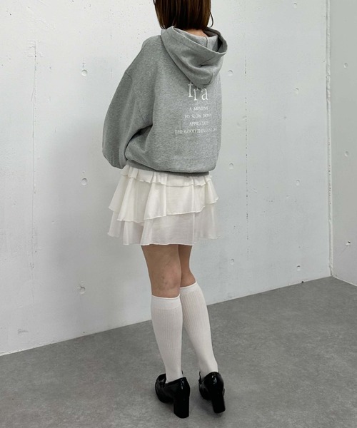 archives（アルシーヴ） パーカー バックプリントフーディー