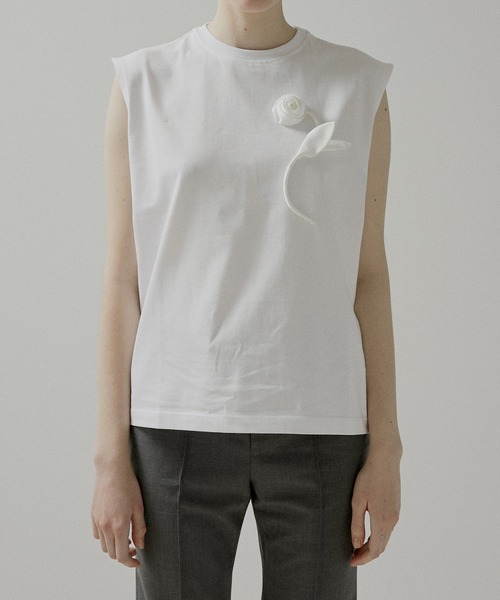 Tシャツ(半袖/袖なし) LE CIEL BLEU - Irene Flower Tee LE CIEL BLEU - Irene Flower Teeの通販 by listaa's shop