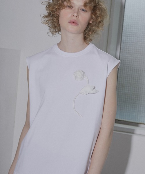 Tシャツ(半袖/袖なし) LE CIEL BLEU - Irene Flower Tee LE CIEL BLEU - Irene Flower Teeの通販 by listaa's shop