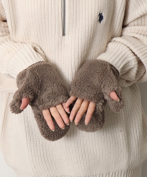 「UNIVERSAL OVERALL」 手袋 FREE イエロー レディース_画像3