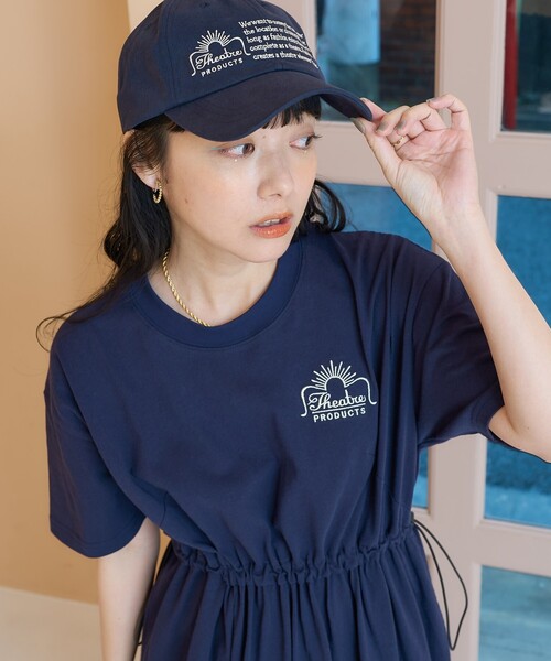 ワンピース THEATRE PRODUCTS × FREAK'S STORE/シアタープロダクツ 別注 ワンポイント ウエストコードティアードワンピー | FREAK'S STORE | 22