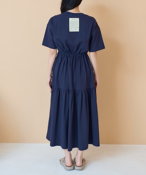 ワンピース THEATRE PRODUCTS × FREAK'S STORE/シアタープロダクツ 別注 ワンポイント ウエストコードティアードワンピー | FREAK'S STORE | 11