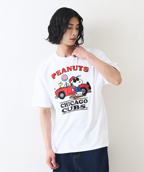 MLB tシャツ 「PEANUTS×MLB」オリジナルデザイン Tシャツ