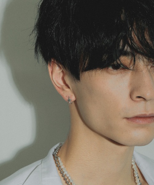 whoseA（フーシー） ピアス 「silver925」4pointed starPierce/四芒星