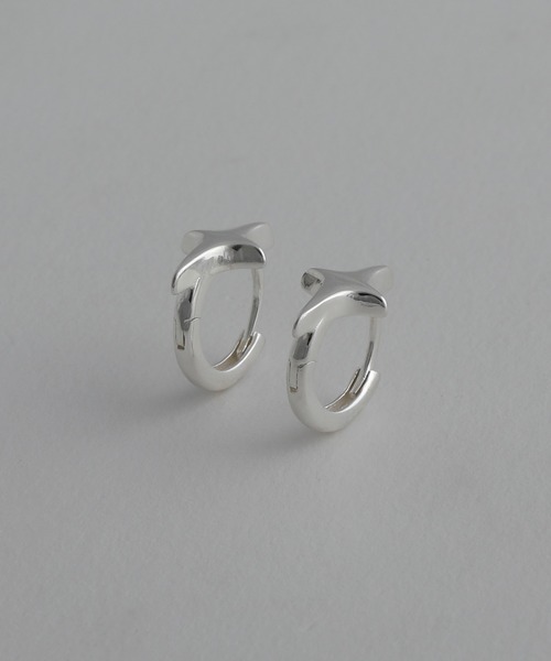 whoseA（フーシー） ピアス 「silver925」4pointed starPierce/四芒星