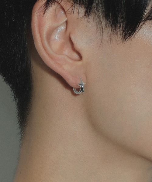 whoseA（フーシー） ピアス 「silver925」4pointed starPierce/四芒星