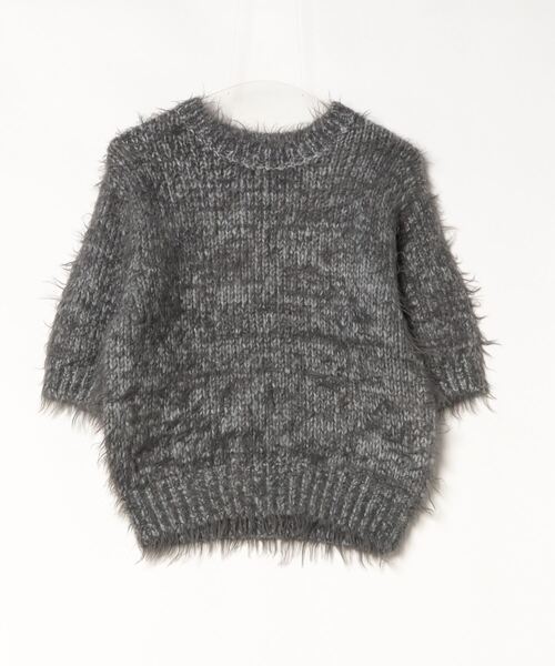 「BEAUTY&YOUTH UNITED ARROWS」 半袖ニット FREE ダークグレー レディース