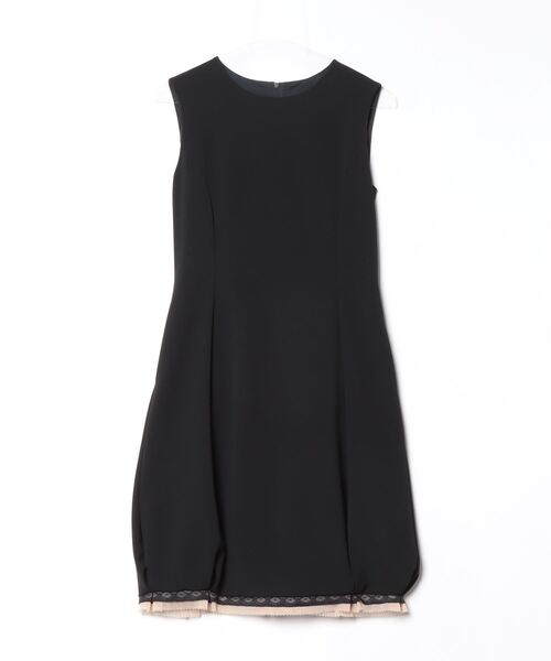 FOXY NEW YORK ブラック ノースリーブワンピース 38 FOXEY NEW YORK 「FOXEY YORK」 ノースリーブワンピース 38