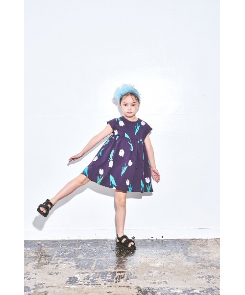 maarook（マルーク） ワンピース チューリップ天竺ワンピース キッズ