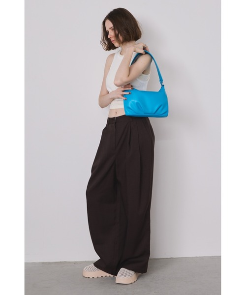 un/neu ハンドバッグ ワイドハンドルタックミニバッグ