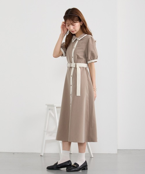 ベージュワンピース2635 ワンピース アシメカラーワンピース : ZOZOTOWN Yahoo!店 - 通販