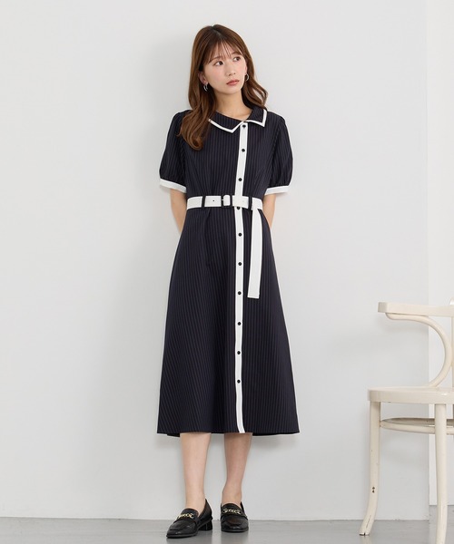 【オシャレ⭐CARVEN】グレー　アシンメトリーワンピース　サイズ34 オシャレ⭐CARVEN】グレー アシンメトリーワンピース サイズ34