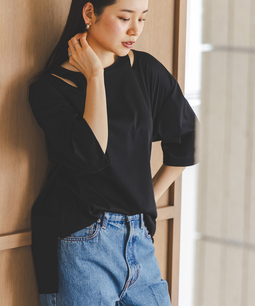 Room no.8 tシャツ no.8/ルームエイト スムースコットンネック