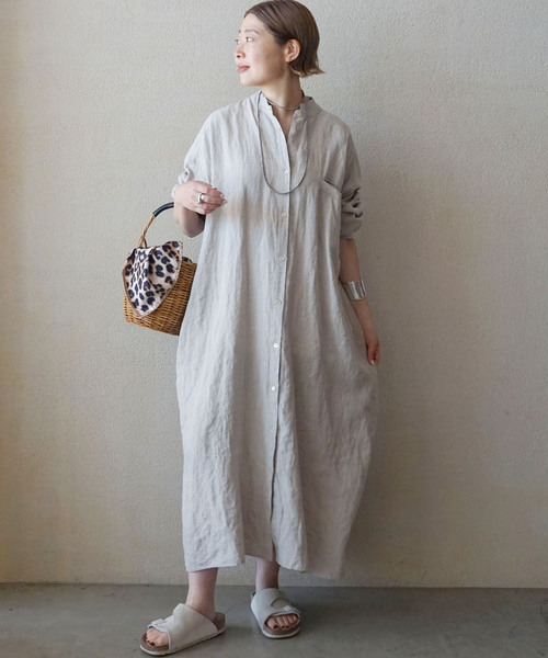 JOURNAL STANDARD LUXE ワンピース ソフトリネンシャツ