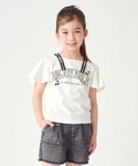 tシャツ ロゴ半袖Tシャツ キッズ 子供服 女の子の詳細画像1