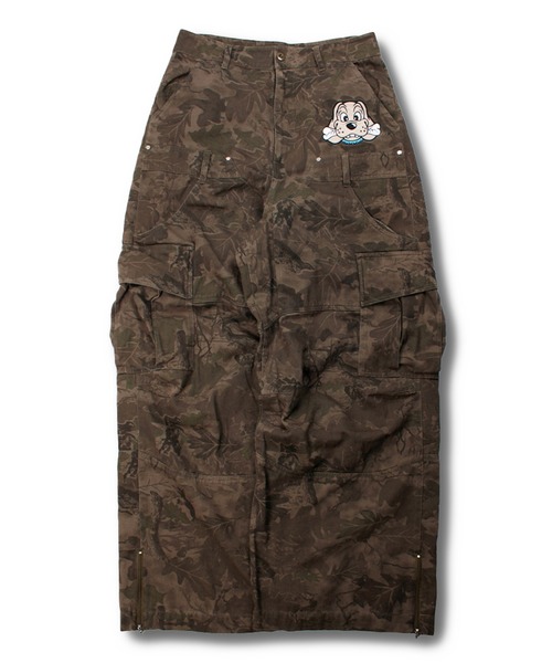 サイズ82≒実80cm★G/FORE★ 総柄 ゴルフパンツ B-1036 GALFY（ガルフィー） カーゴパンツ 「GALFY/ガルフィー」森林パンツ