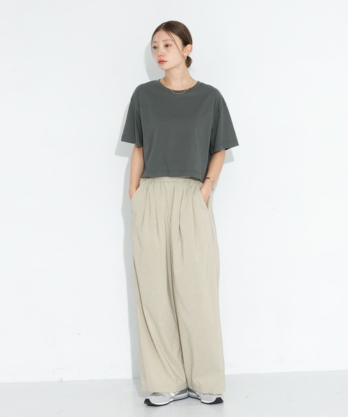 CHANEL グリーン Tシャツ サイズ46 6.5oz Garment Dye Crew Neck T-Shirt(L(MEN) Atlantic Green