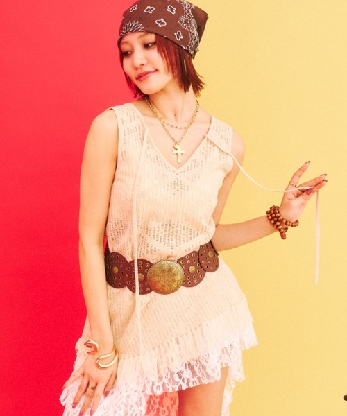 キャミソール 2way knit tank camisole - 2wayニットタンクキャミソール -