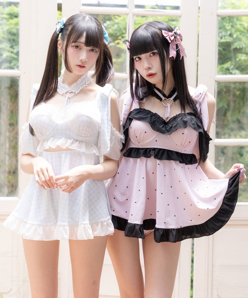 ハート　水着 DearMyLove 水着 6WAYハートチョーカー水着 レディース