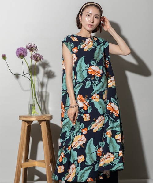 ハイビスカス ワンピース レディース（ワンピース、チュニック