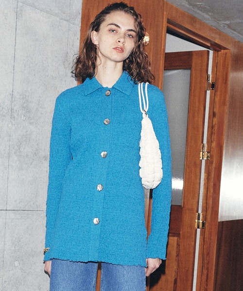 「MAISON SPECIAL」 長袖シャツ FREE ブルー レディース
