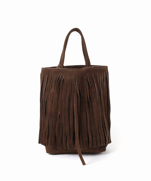 MARLON FIRENZE ハンドバッグ 「MARLON/マーロン」Suede fringe BAG  