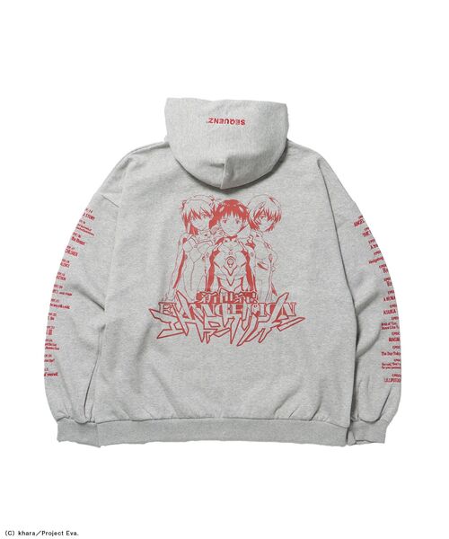 エヴァンゲリオン Q パーカー SEQUENZE パーカー 「新世紀エヴァンゲリオン×SEQUENZ」EVA BEST SCENE