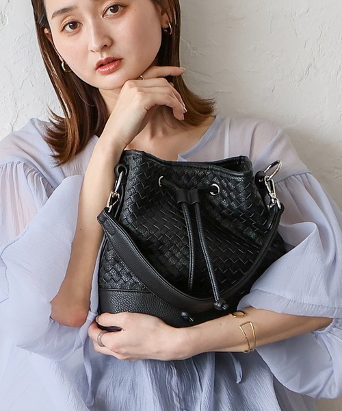 VitaFelice（ヴィータフェリーチェ） ハンドバッグ メッシュ2way巾着